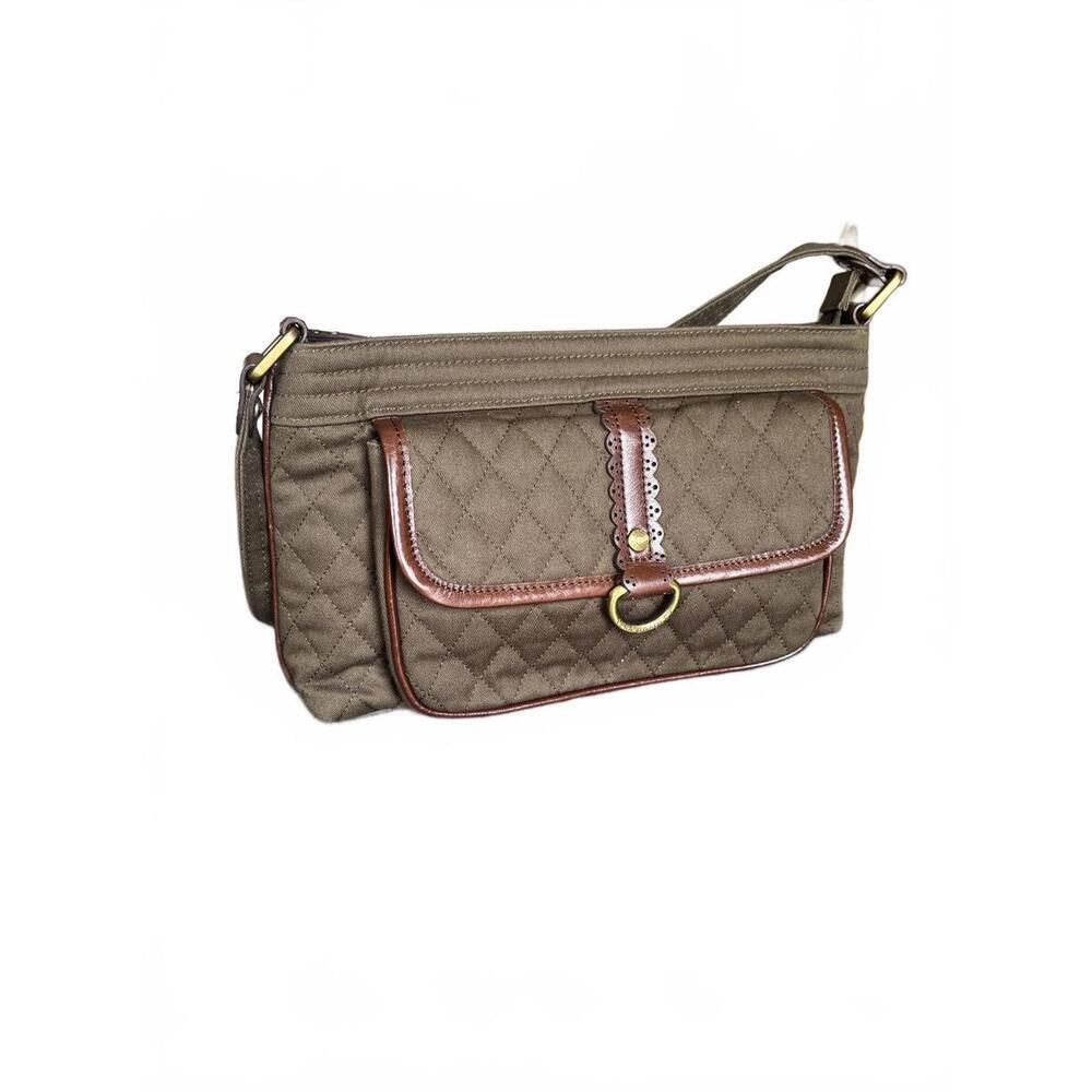 Vera Bradley Quilted shoulder Bag with Front Pocket